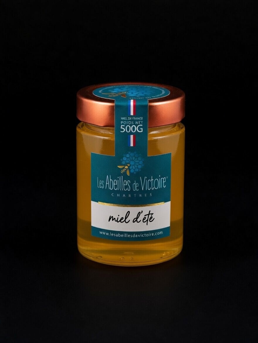 Pot détouré de miel d’été Les Abeilles de Victoire